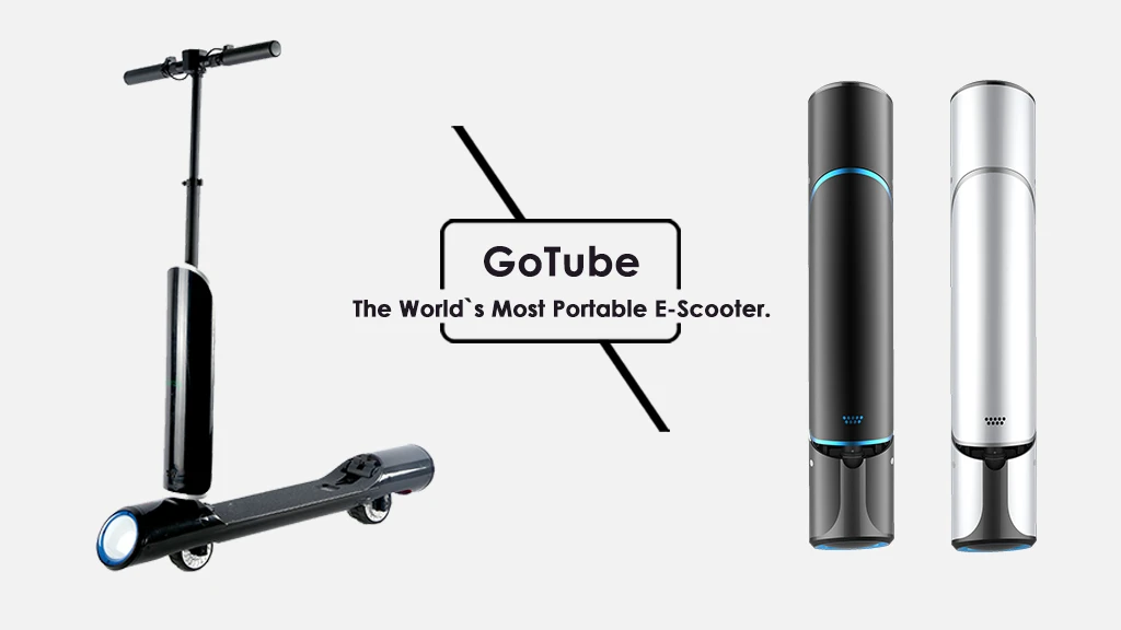 It's not quite as small as it looks in the photo, but the packed up GoTube is designed to carry easily right along with you