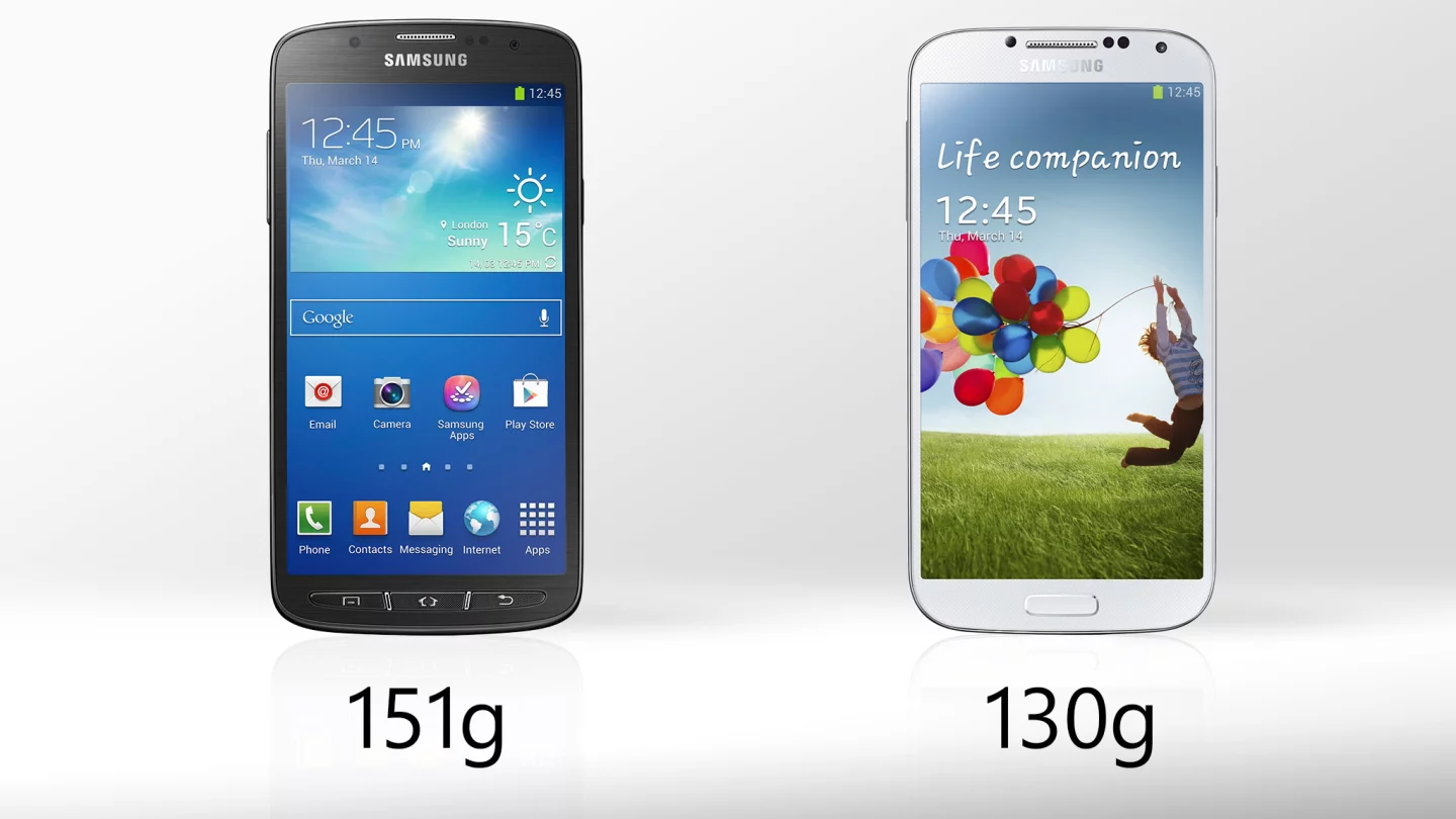 The GS4's rugged build understandably adds some heft