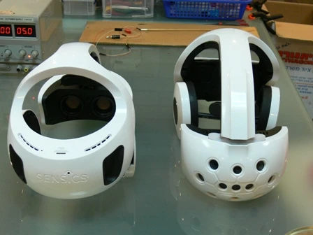 Natalia Immersive SmartGoggles as presented at CES 2012 (Photo: Sensics)