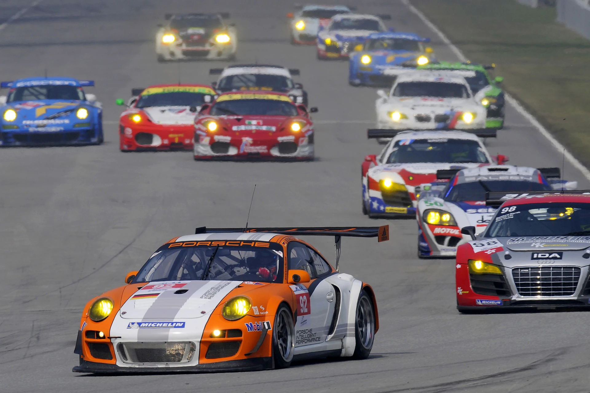 The 911 GT3 R Hybrid in Zuhai last week.