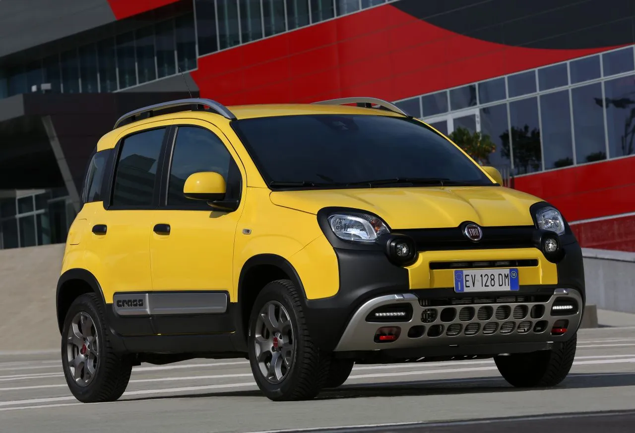 The Panda Cross is designed to work as well off-road as it does in town