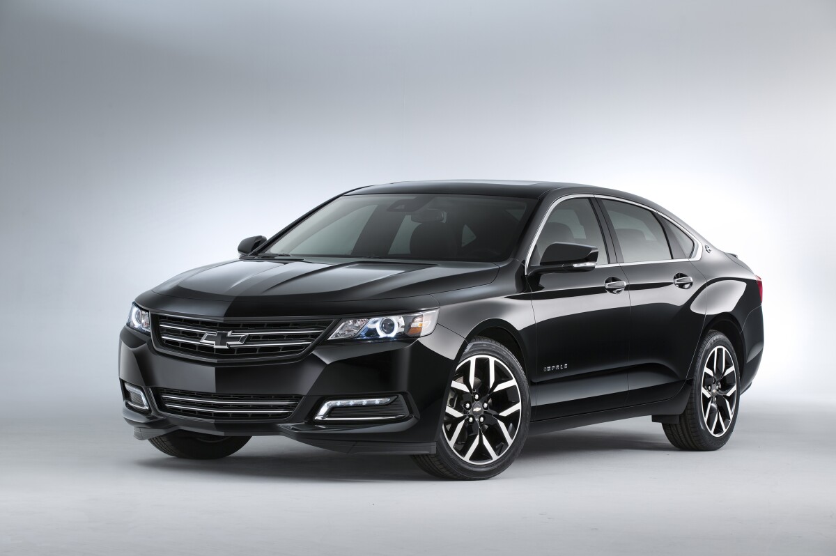 Chevy's Impala Blackout is fitted with an 11-speaker Bose sound system