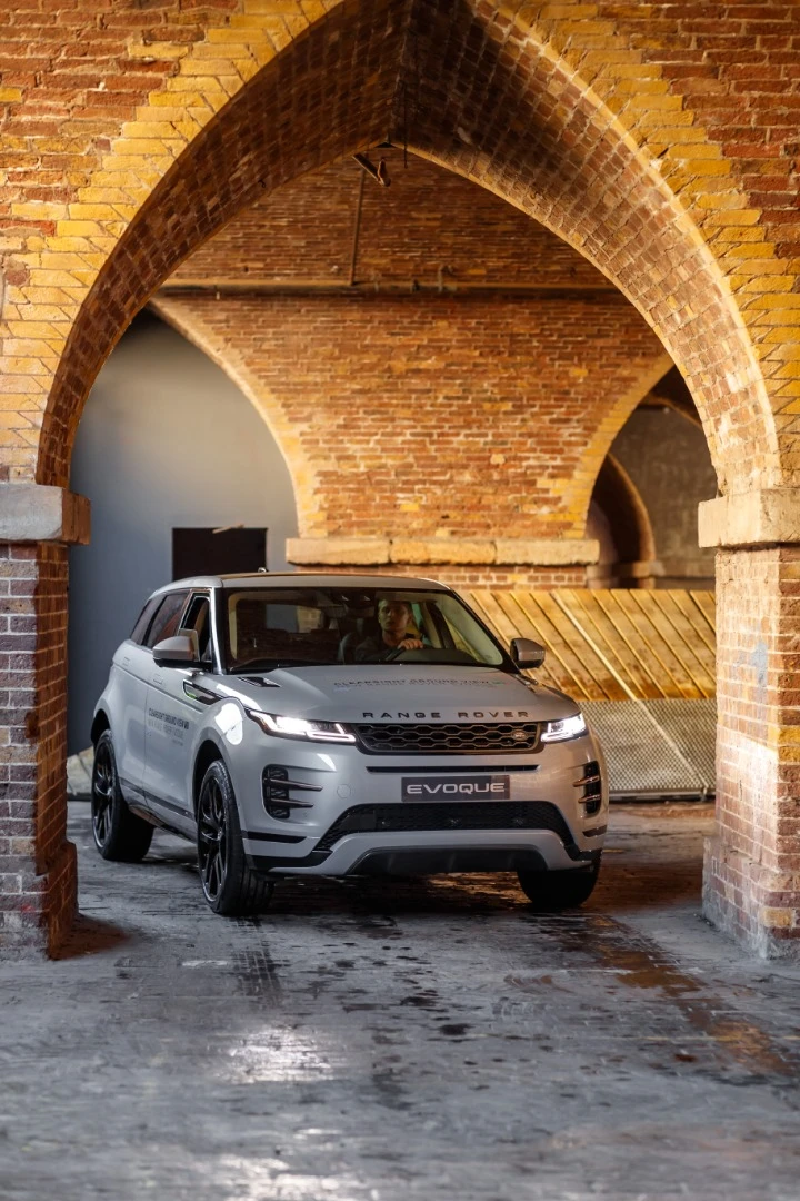 A longer wheelbase makes for more legroom inside the new Range Rover Evoque