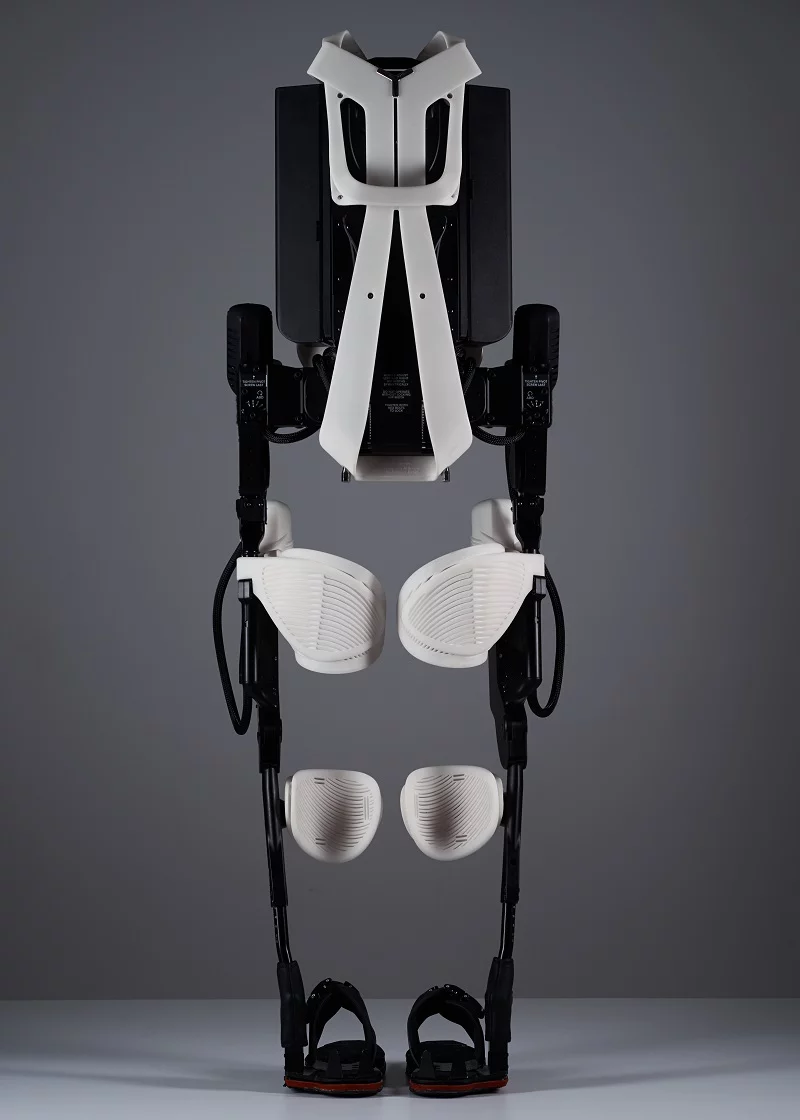 The Ekso-Suit was created by first scanning Boxtel's thighs, shins and spine to create a model from which the basic personalized exoskeleton could be developed