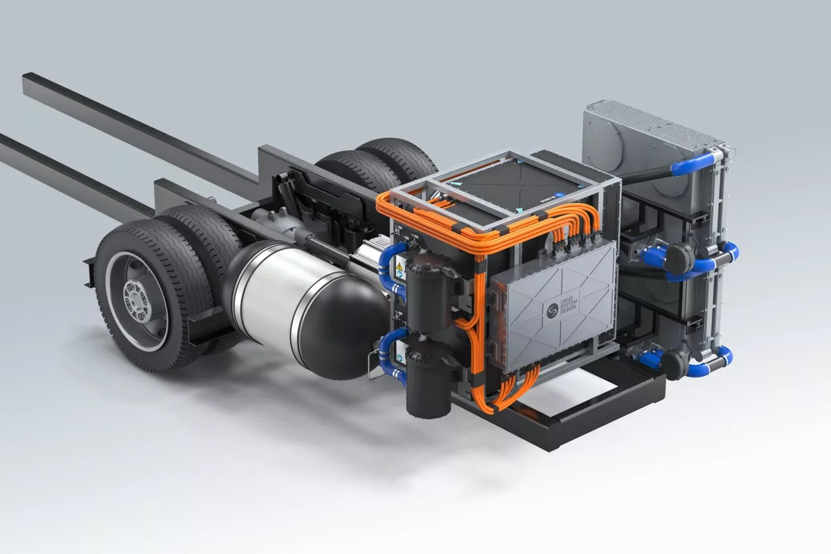 The Intelligent Energy IE-DRIVE HD fuel cell