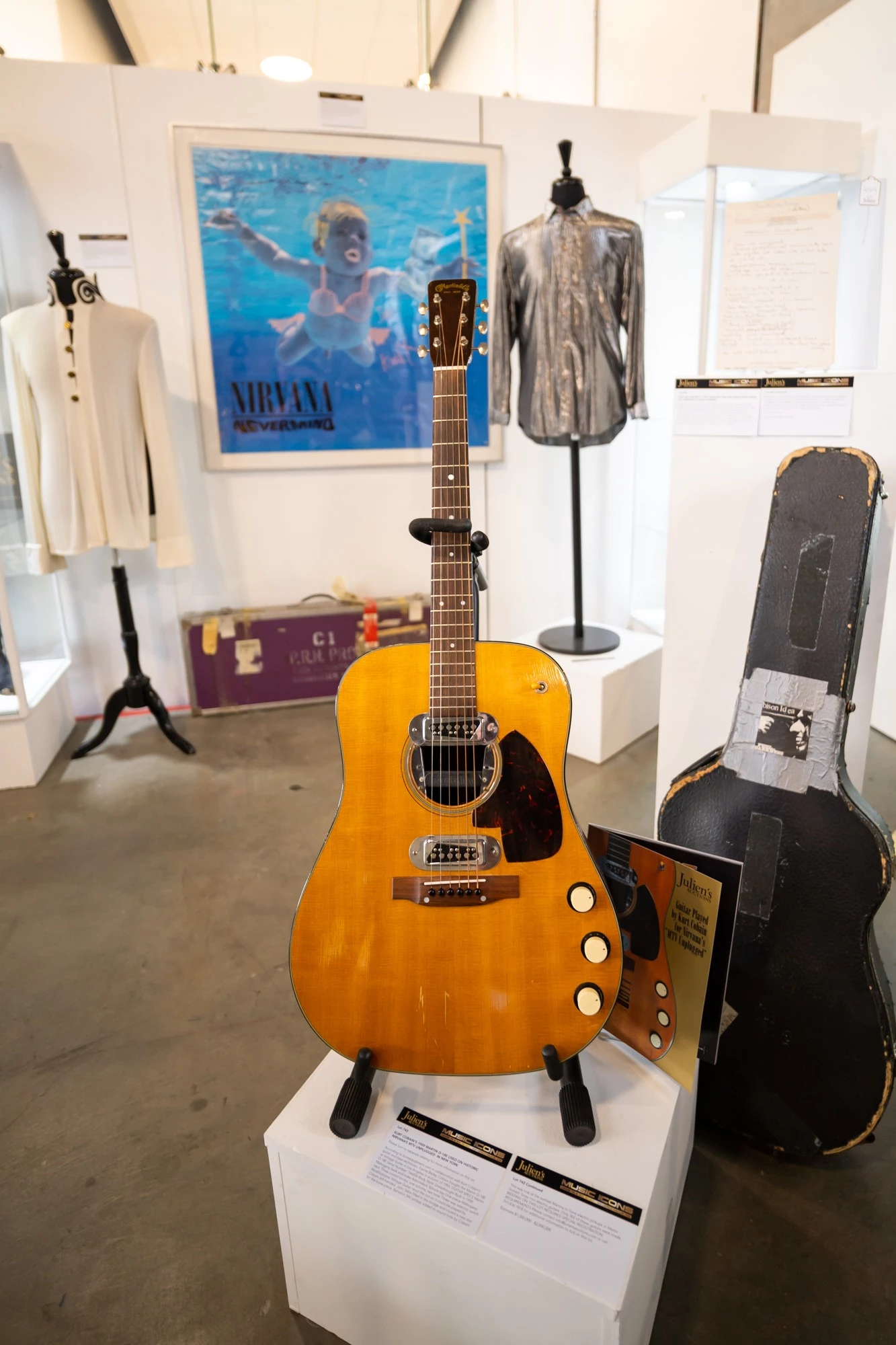 Kurt Cobain’s “MTV Unplugged" Martin guitar sells for $6 million