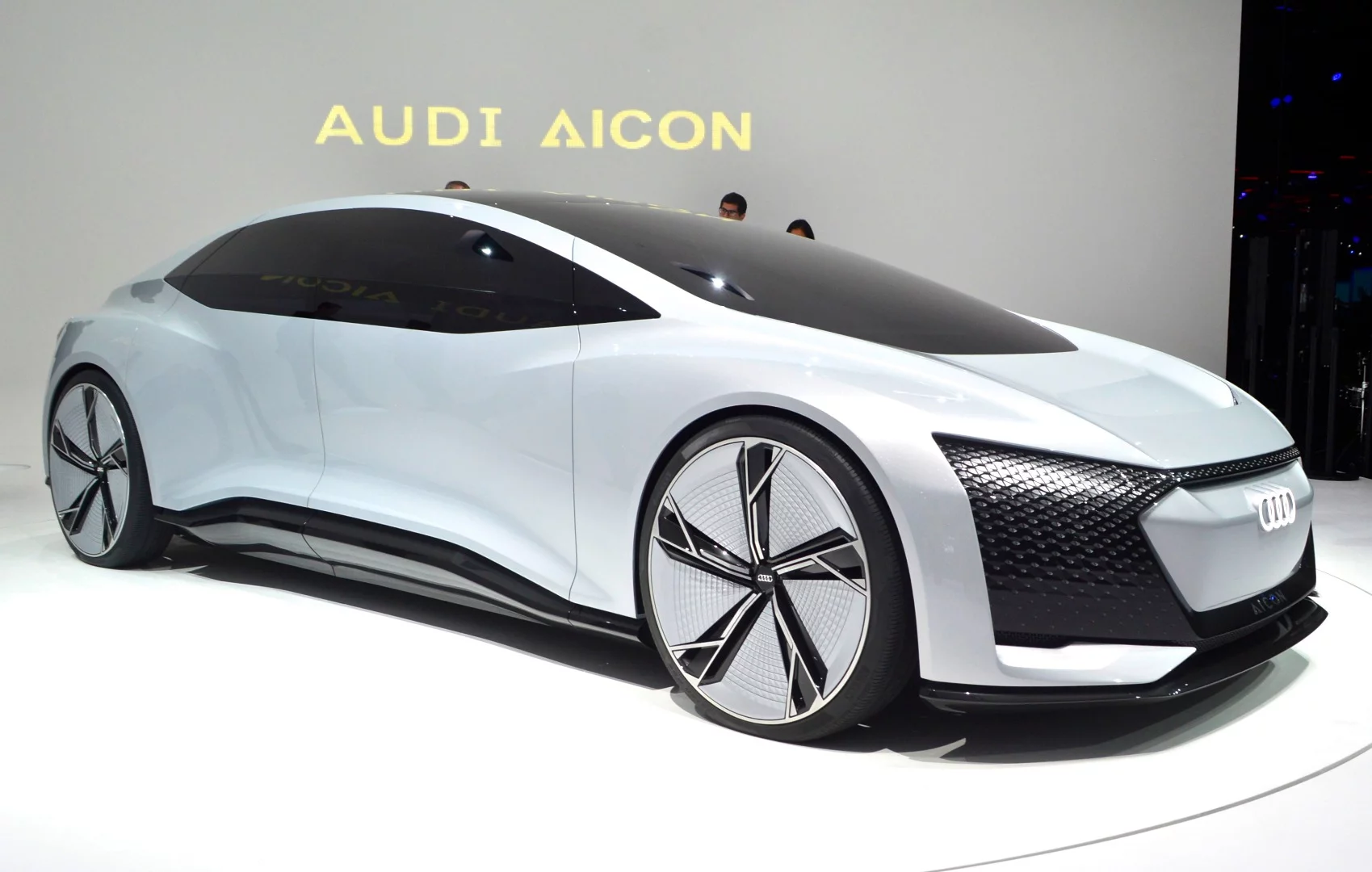 The Audi Aicon is a stretched electric sedan concept with Level 5 autonomous capabilities