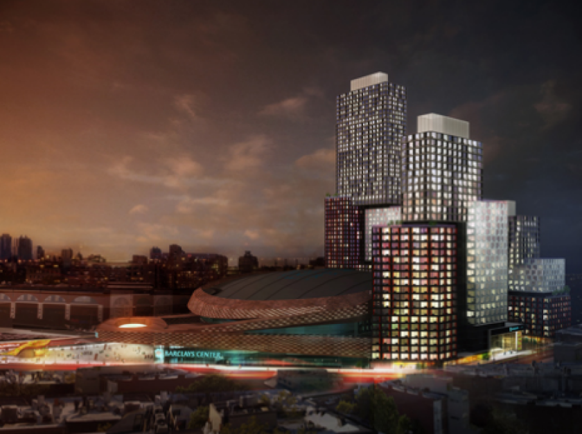 The recently opened Barclays Centre Arena is attracting many sporting and entertainment events to downtown Brooklyn (Image: SHoP)