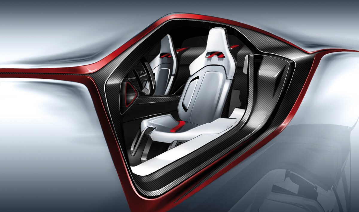 The Giugiaro Parkour coupé aerodynamics