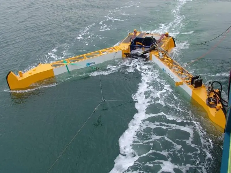 Koseq's Victory Oil Sweeper is one of ten technologies competing in the Wendy Schmidt Oil Cleanup X CHALLENGE (Photo: Koseq)