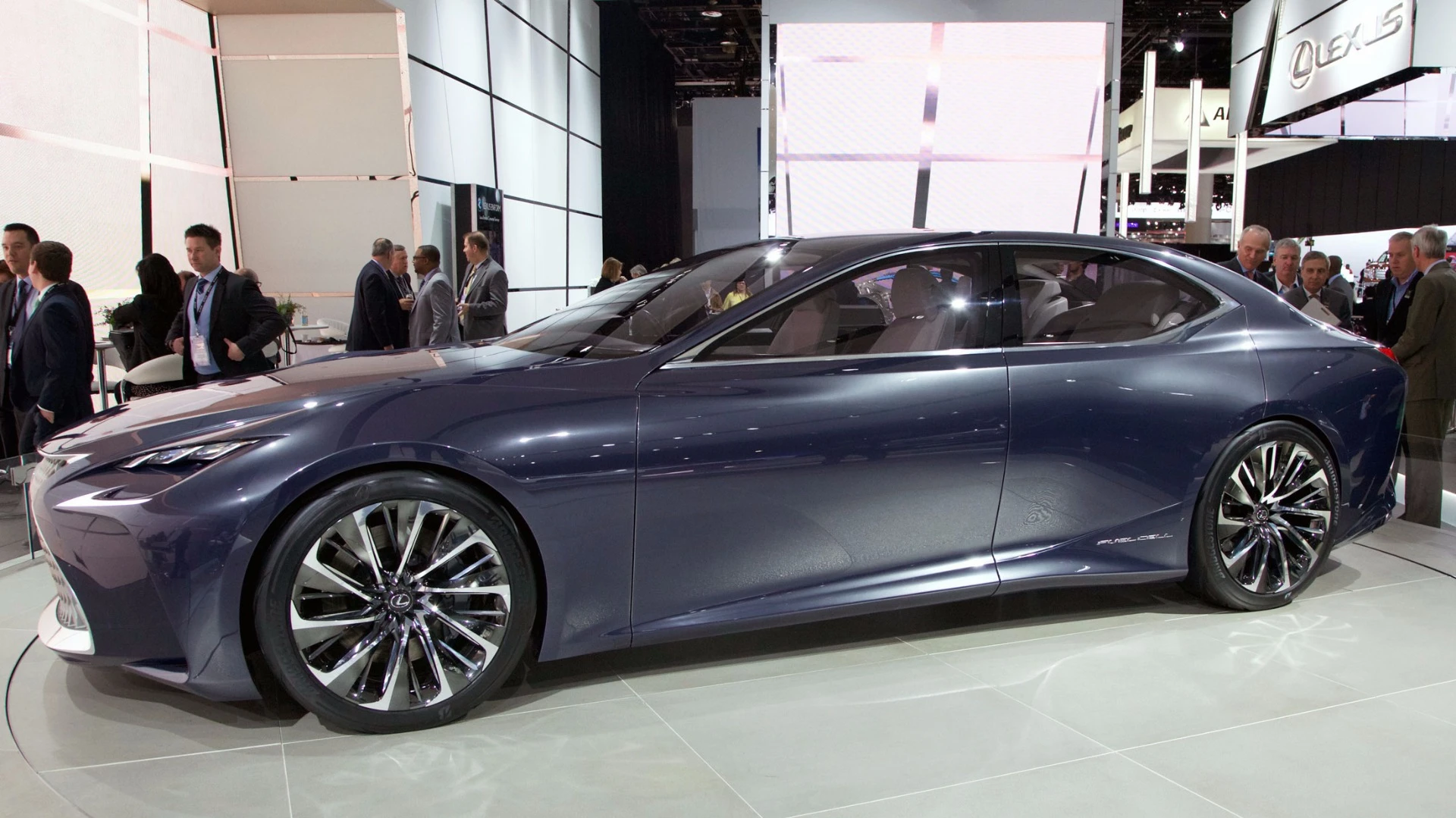 As its potential flagship sedan, the LF-FC is big and imposing