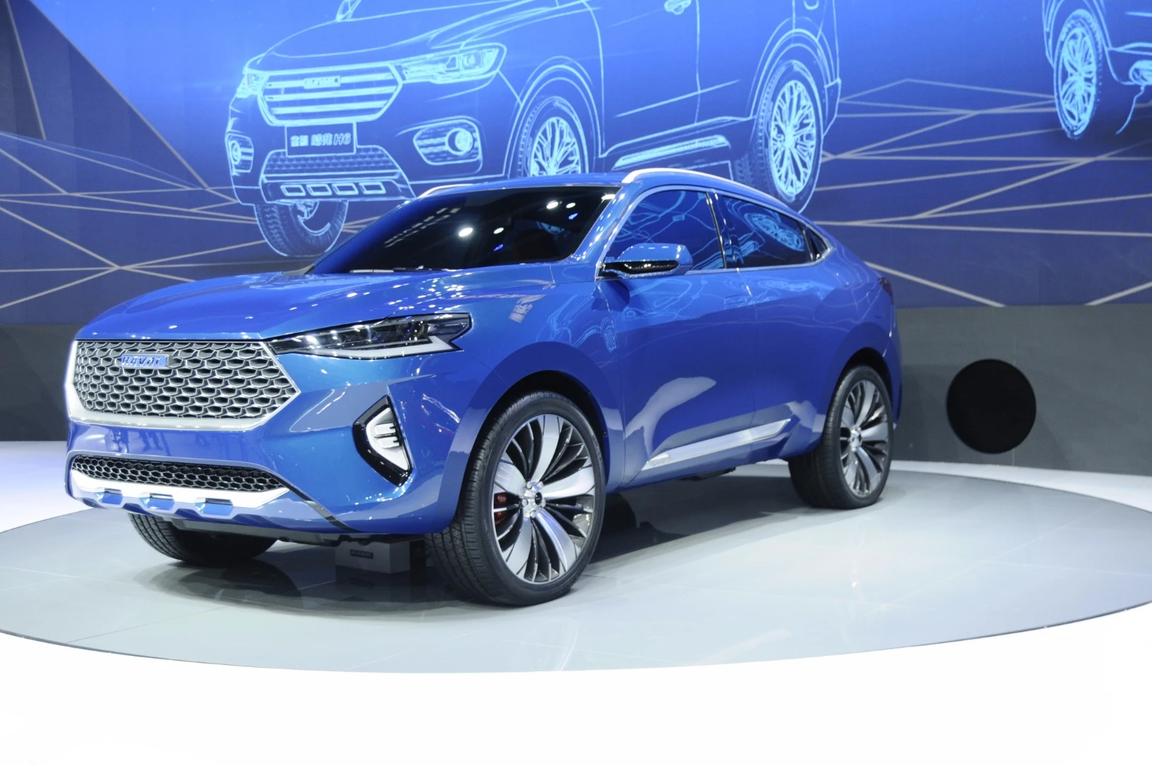 The Haval HB-03 concept on show at Auto Shanghai