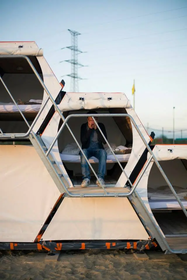 B-And-Bee takes up a small footprint compared to many tents (Photo: B-And-Bee)