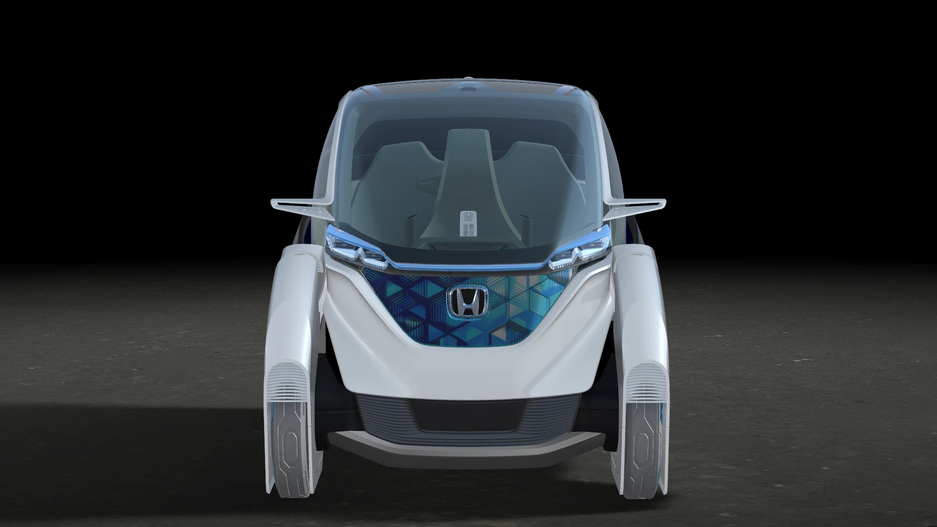 A front view of the original Micro Commuter Concept