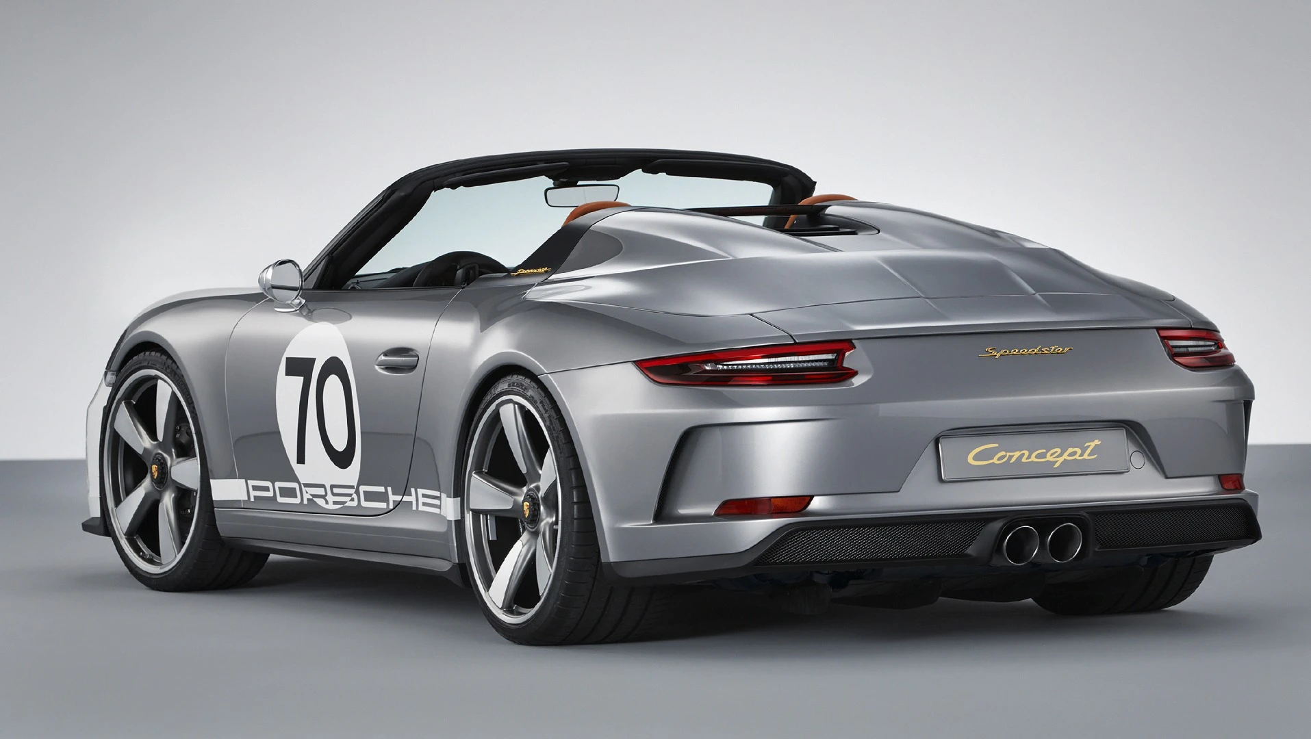 The nostalgic concept version of the 911 Speedster will remain largely intact for the production model