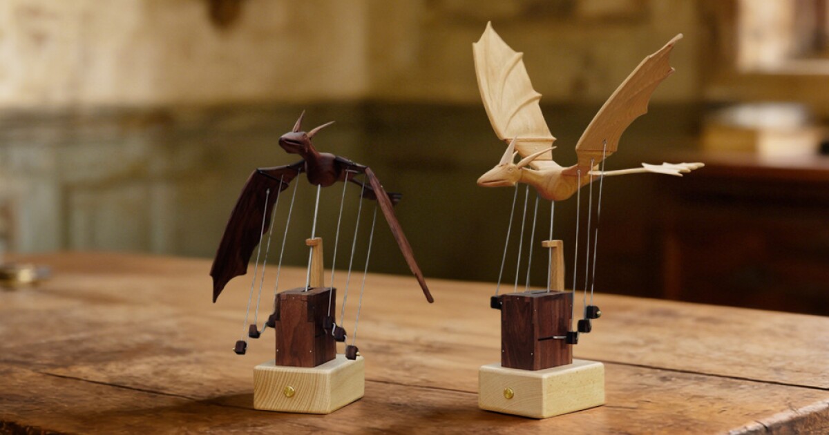 Mesmerizing hand-crafted dragon 'soars' with soothing movement