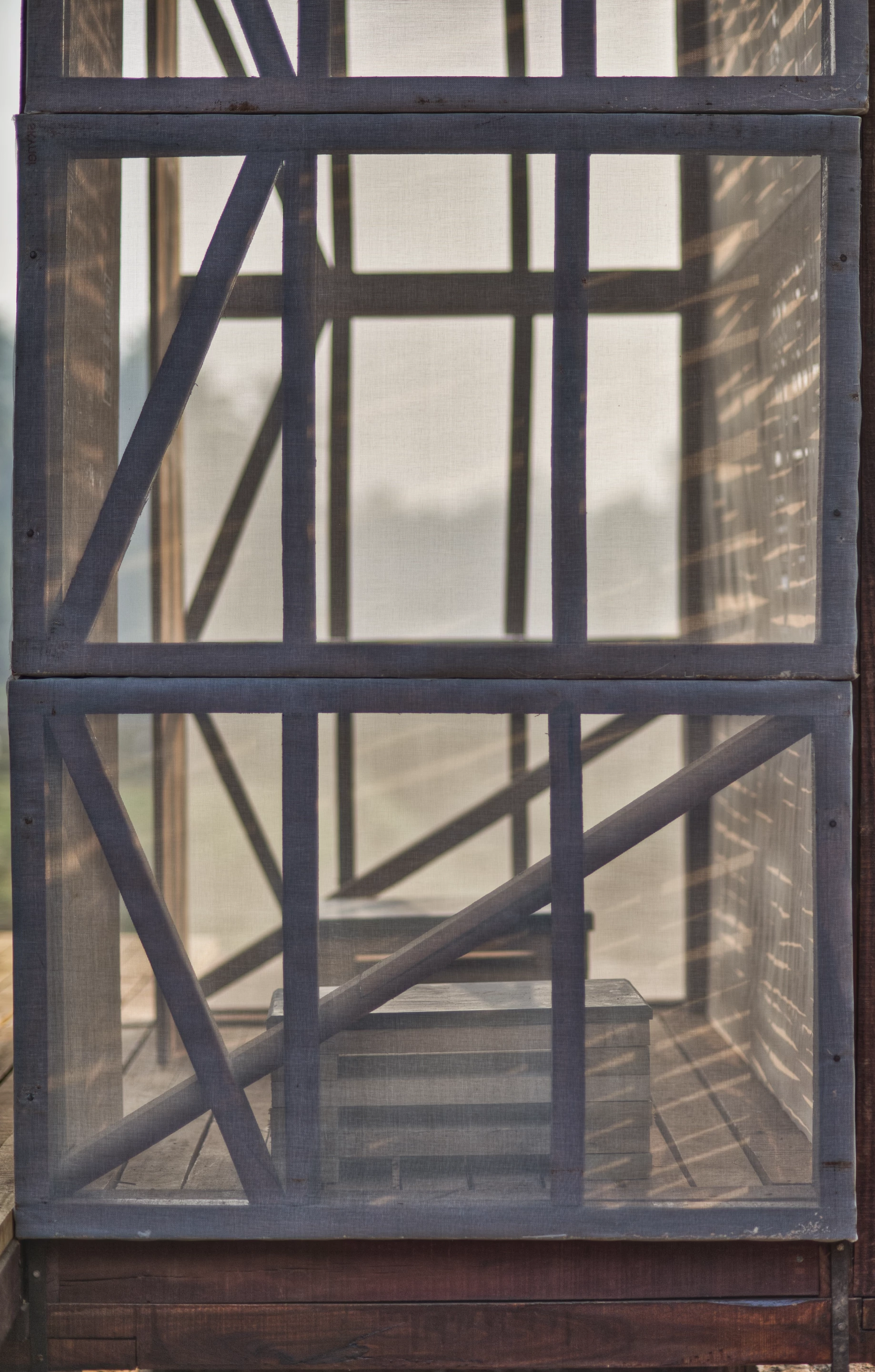 The Hut-to-Hut prototype uses mosquito nets to create translucent walls (Photo: Pasi Aalto/Rintala Eggertsson)
