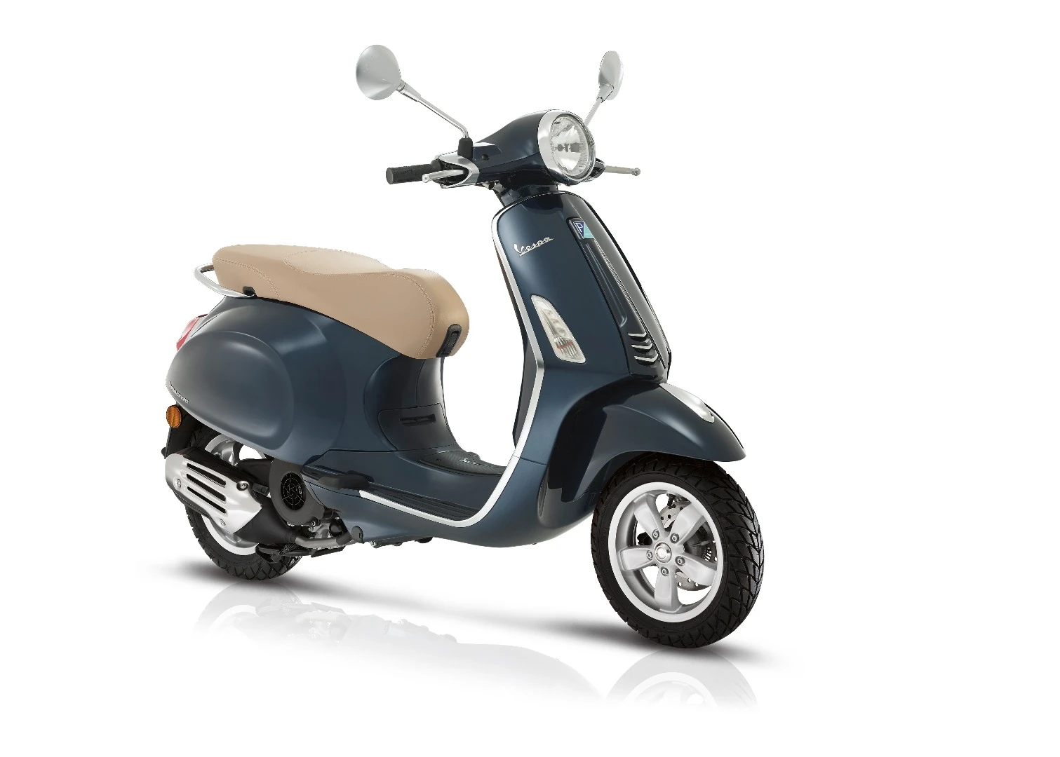 One of several new colors that define the new Vespa Primavera
