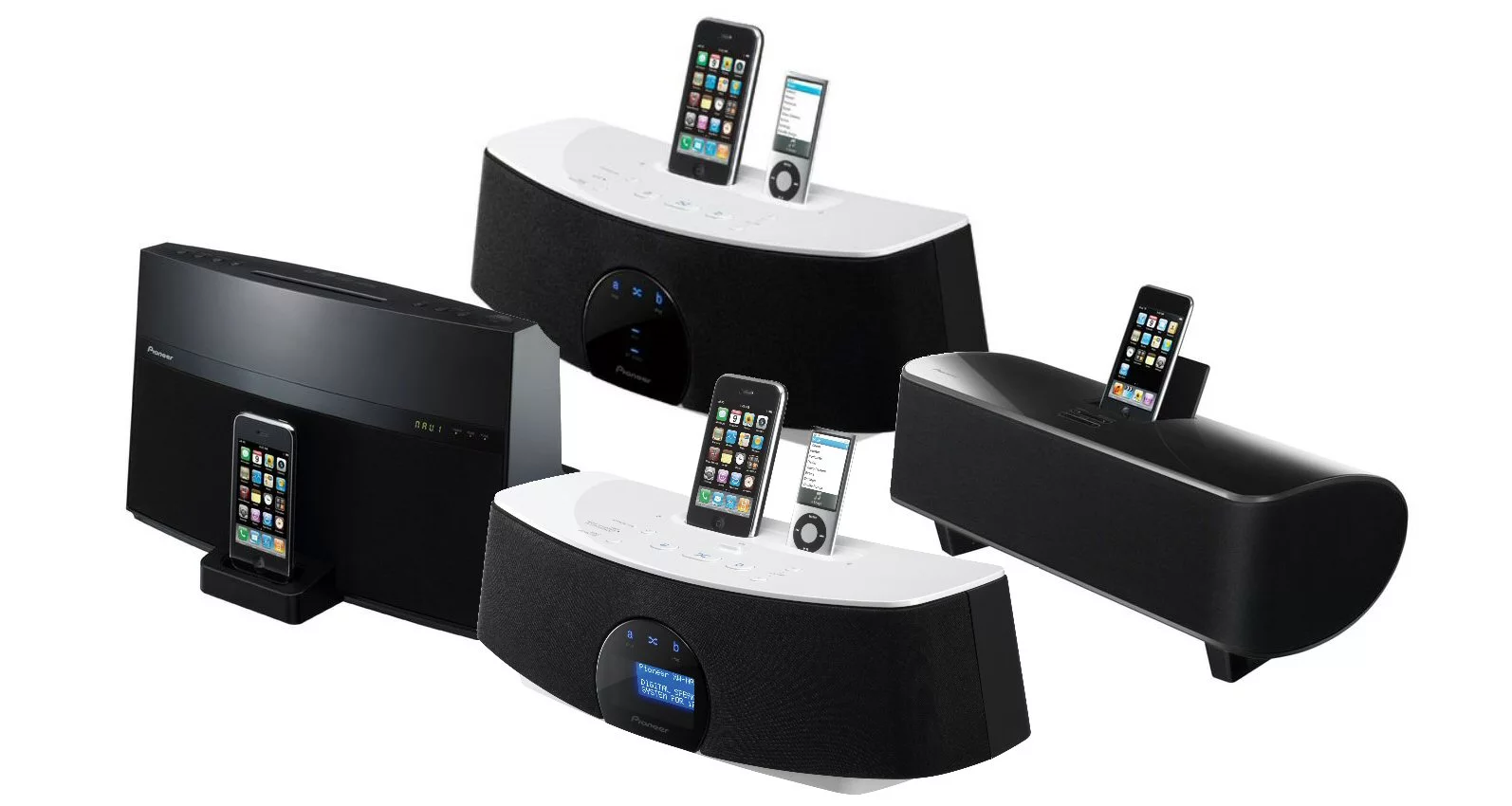Pioneer has announced the forthcoming availability of four new media player docking stations