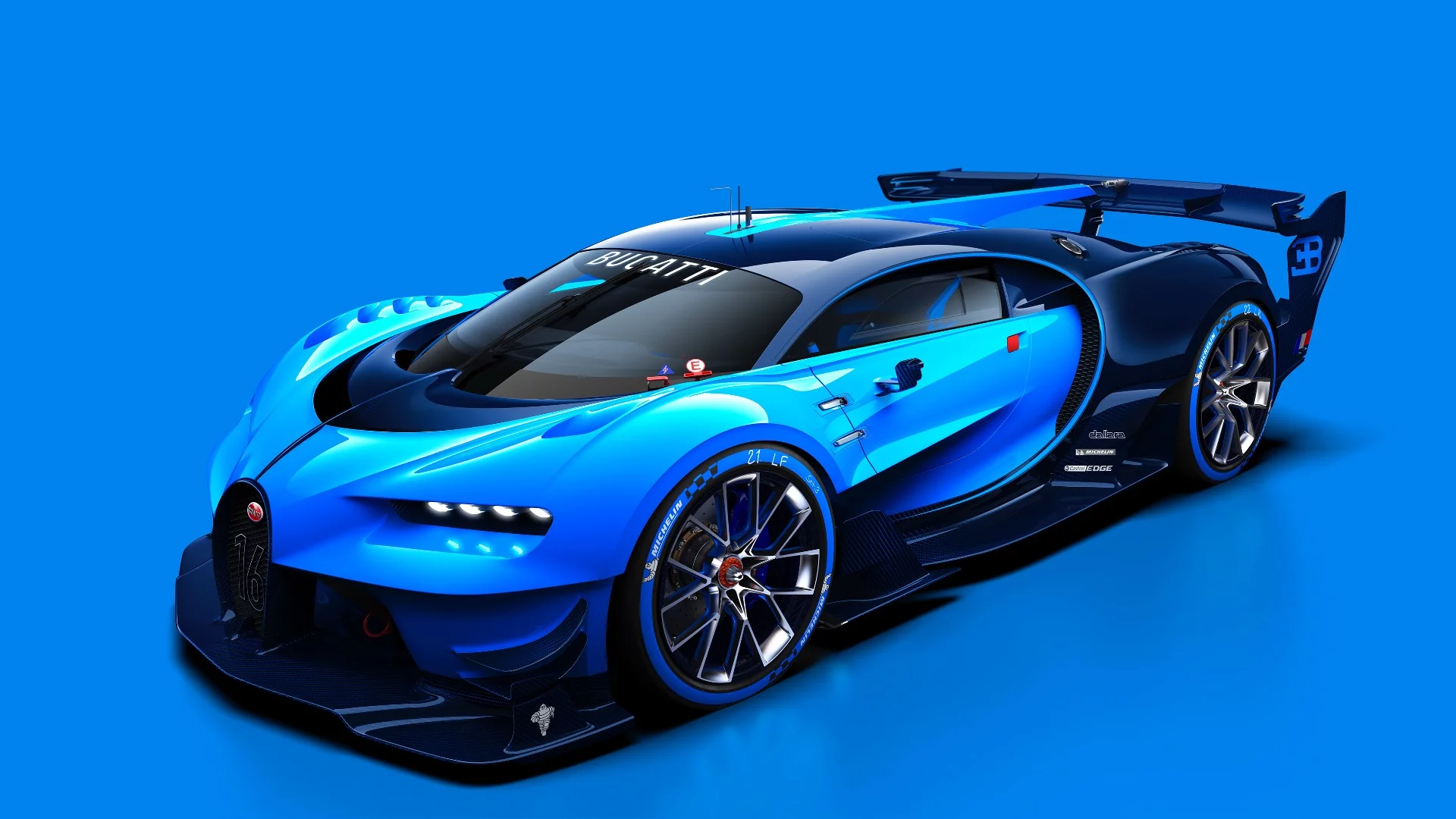 The Vision Gran Turismo is highly reminiscent of the Veyron, but its front-end does have some distinctive revisions