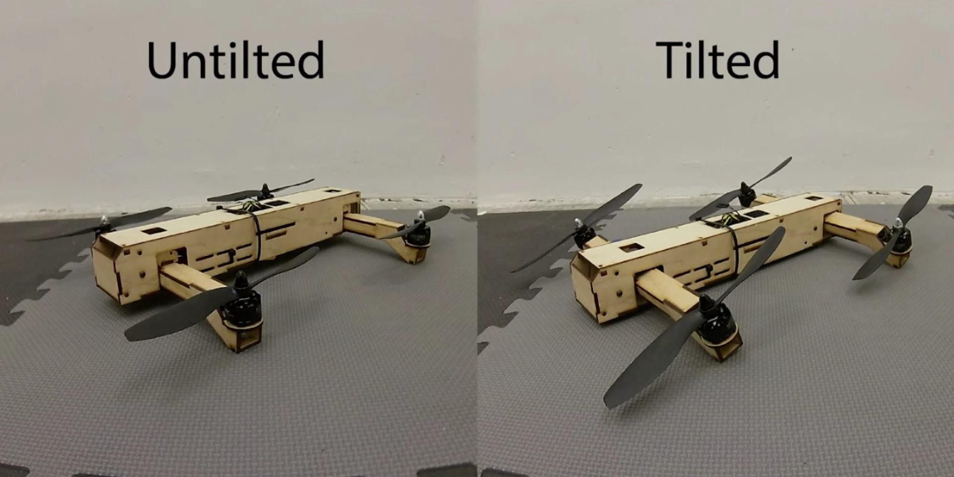 Passive-tilting rotors shown to boost drone speed and efficiency