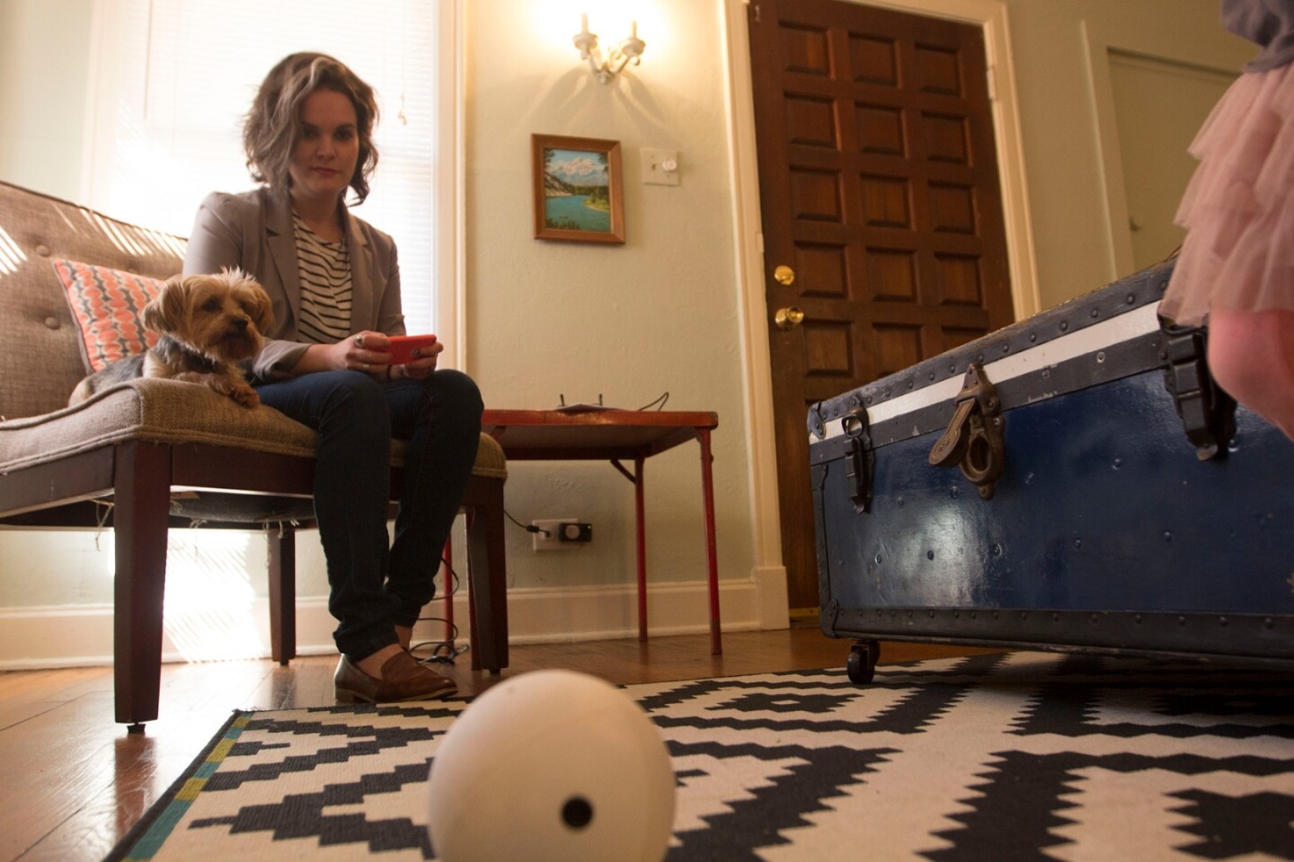 The SensorSphere can be controlled from anywhere via a mobile app