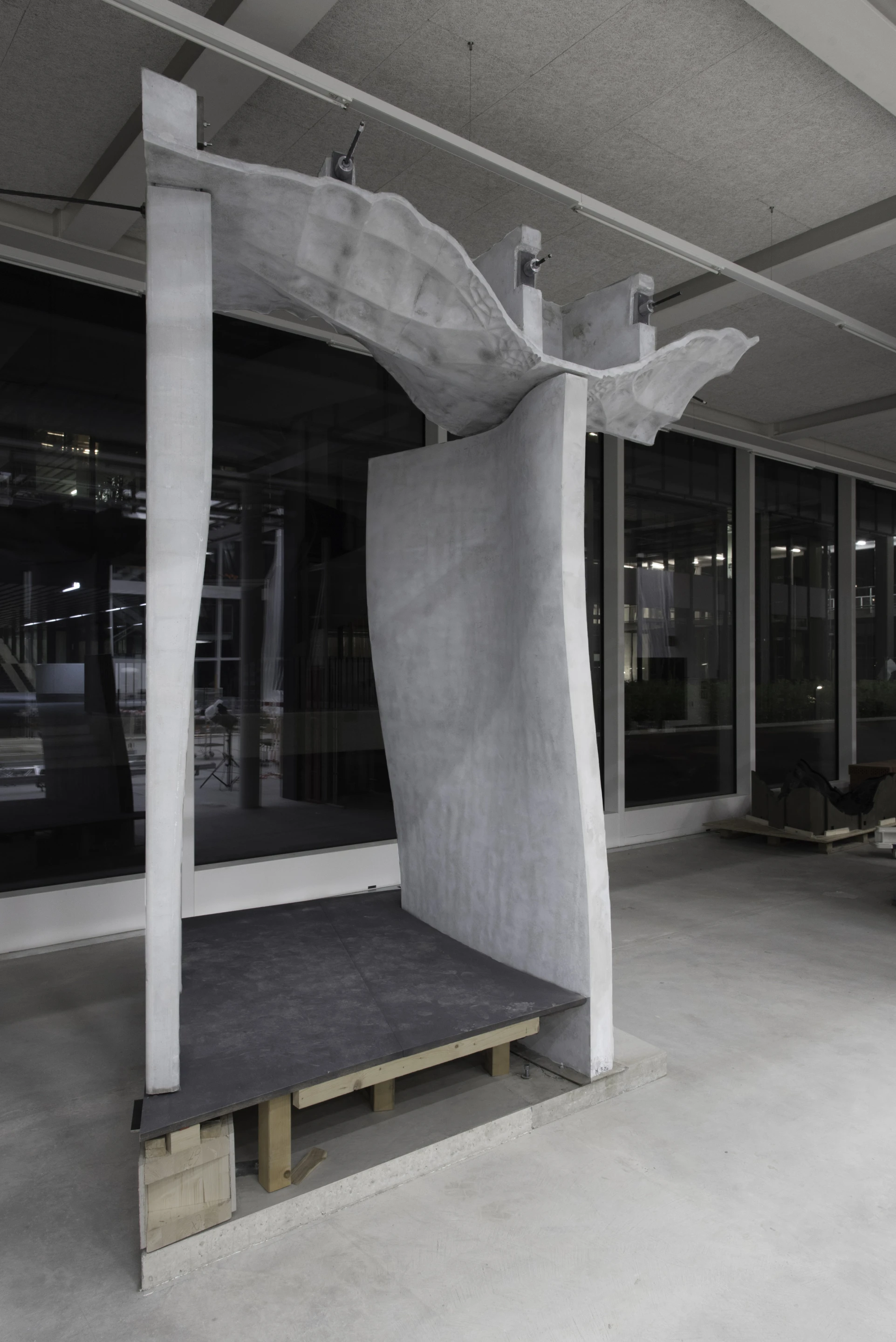 A DFAB House prototype at the Robotic Fabrication Laboratory, ETH Zurich