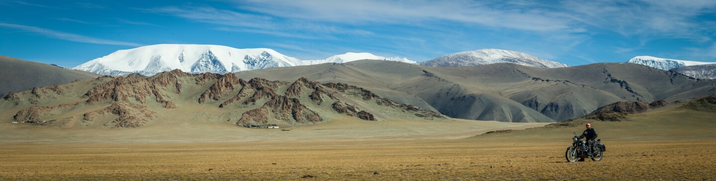 DJ Seddon in the Altai Mountains