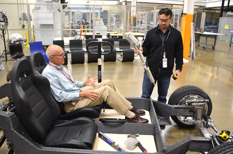 Testing the ergonomics of the ORNL Shelby Cobra