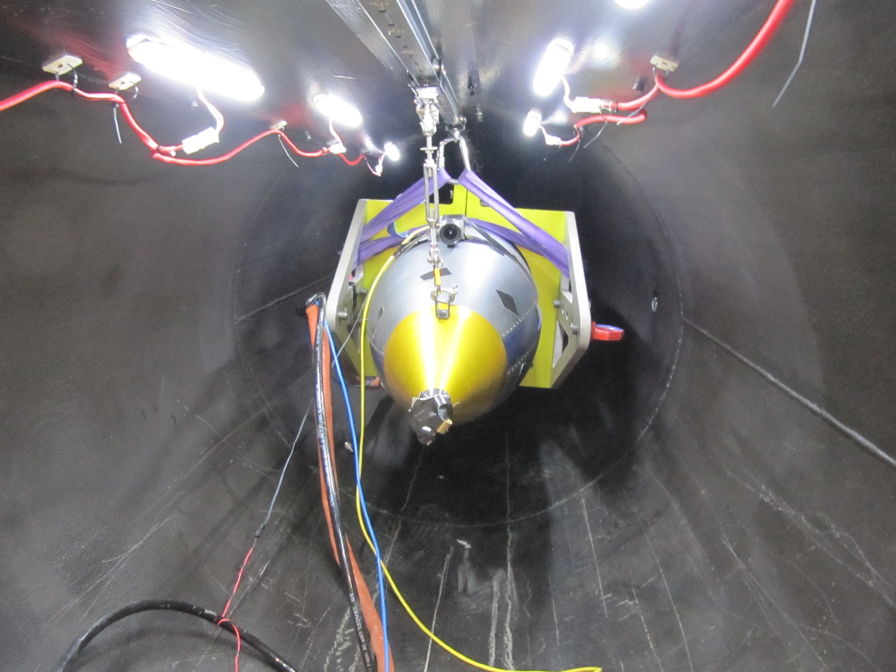Scramspace undergoing hypersonic wind tunnel tests
