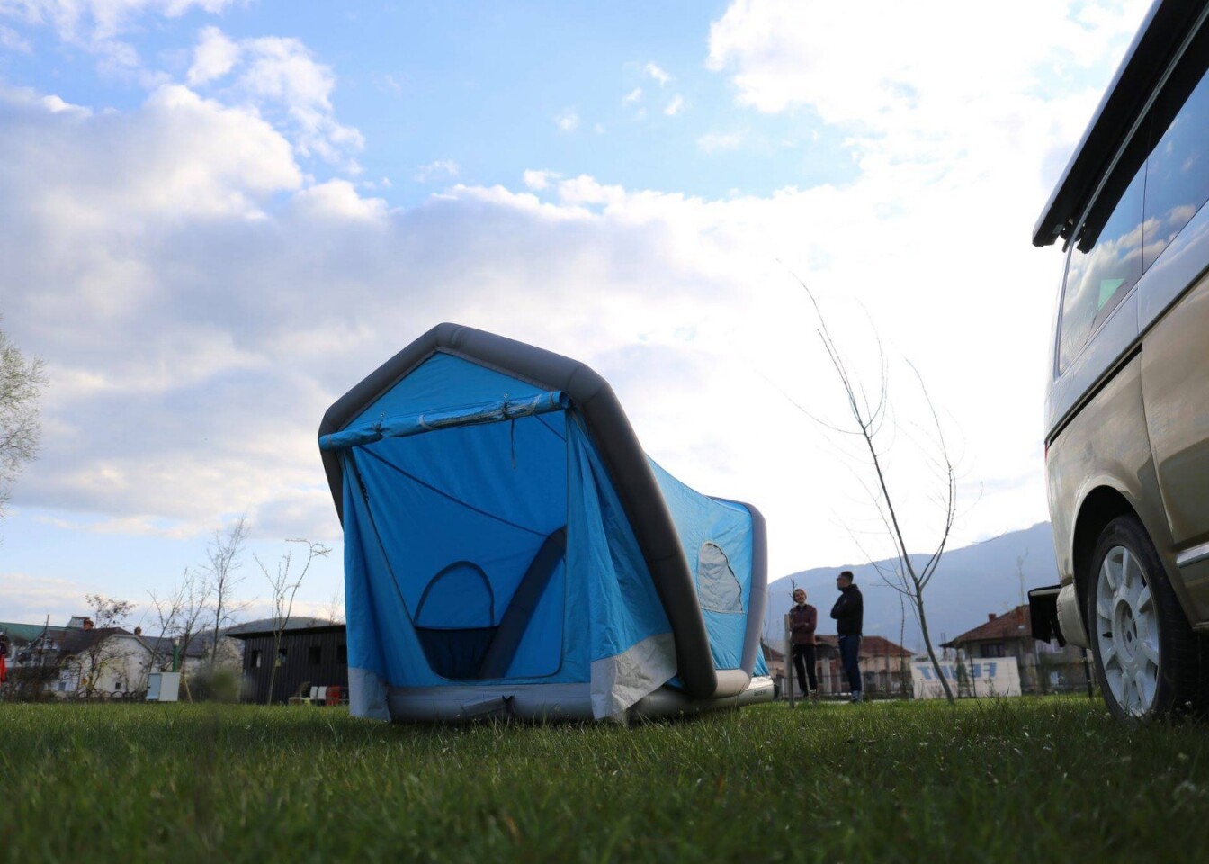 The GT Roof can also work as a ground tent