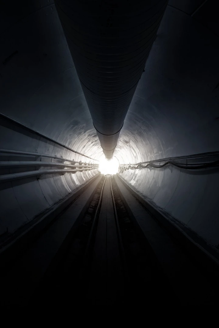 The Boring Company's first test tunnel is 1.14 mi (1.83 km) long