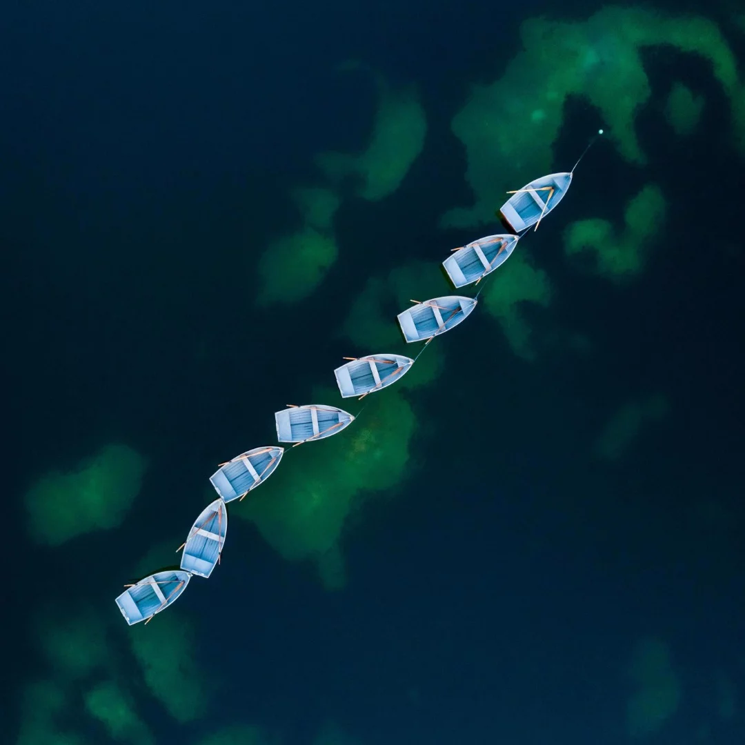 Drone – Cotswold Water Park, South Cerney, Gloucestershire. "Boats on a lake"