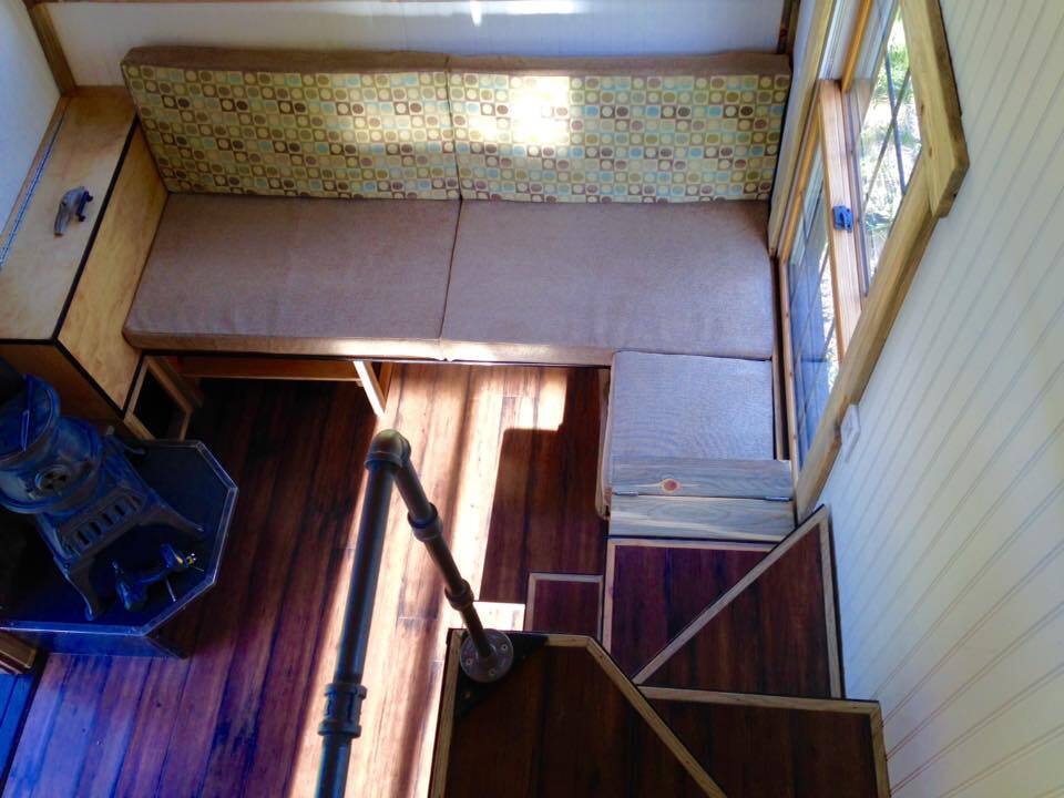 The lounge area, from up-top