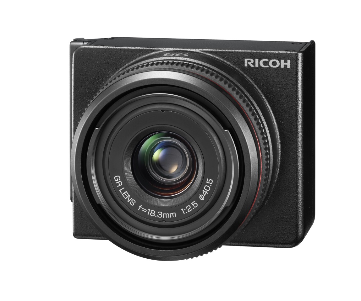 The new GR LENS A12 28mm F2.5 lens unit for Ricoh's GXR system