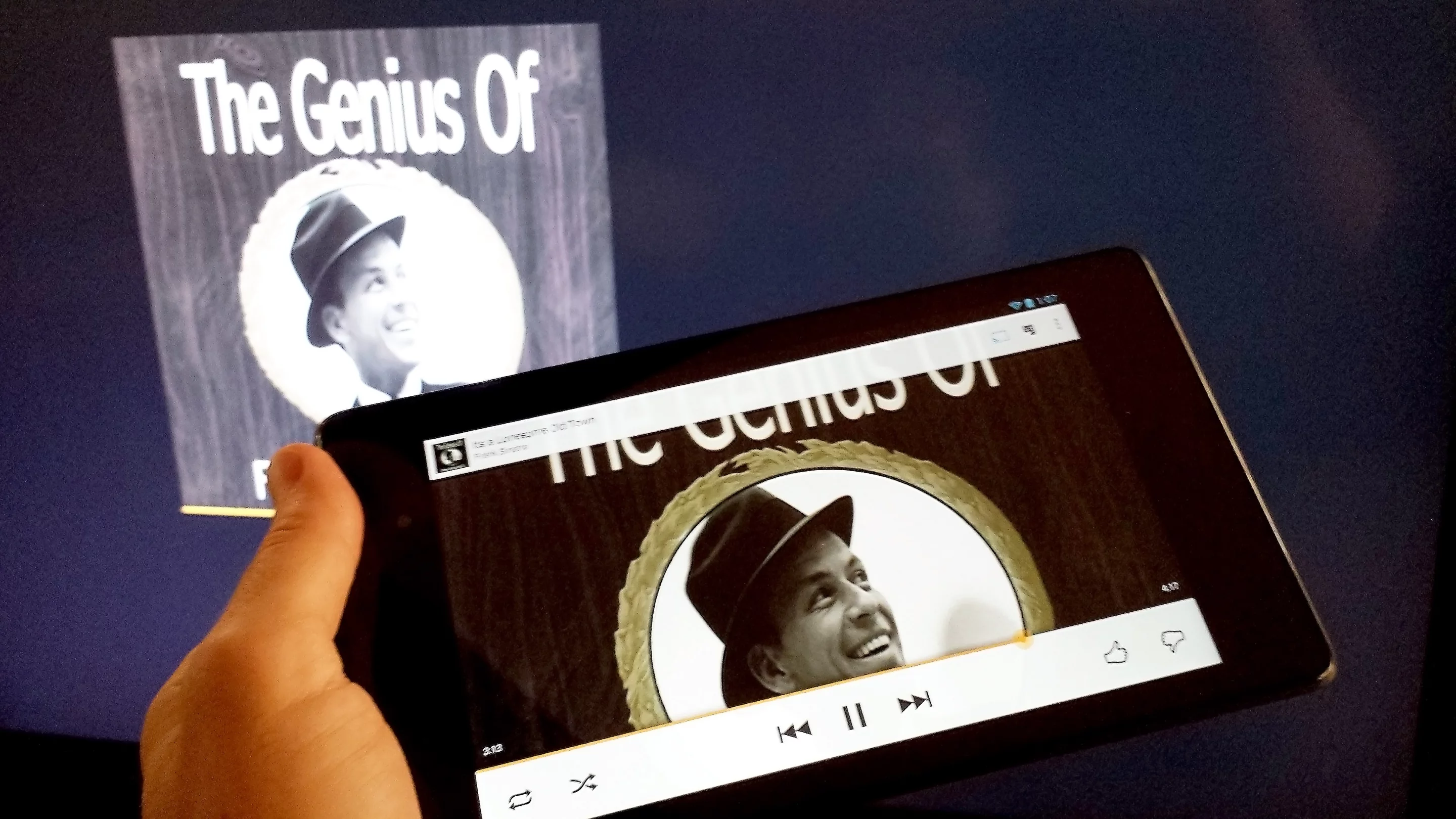 Queue up Sinatra on your mobile device, and listen to The Chairman croon on your TV