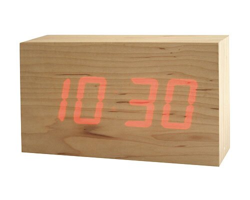 Wooden LED Clock