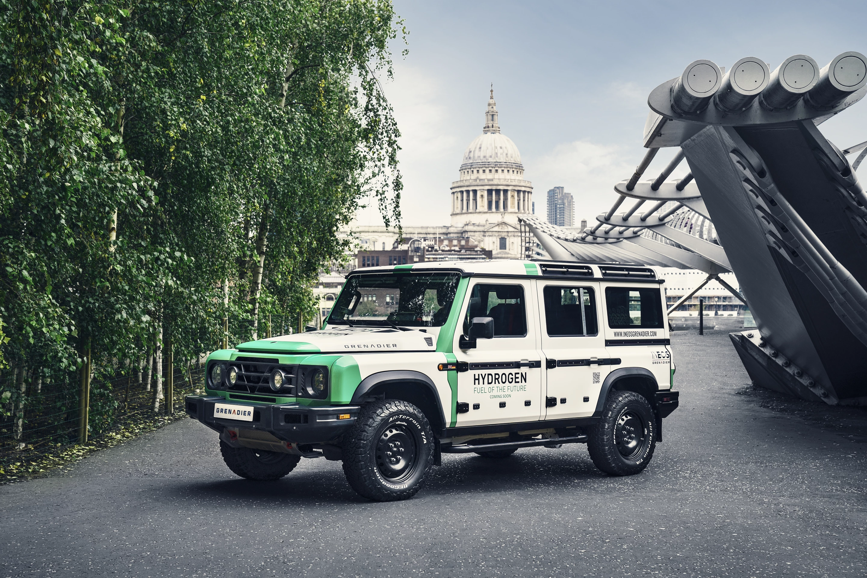 Ineos' Grenadier hydrogen fuel cell test vehicle will use Hyundai technology