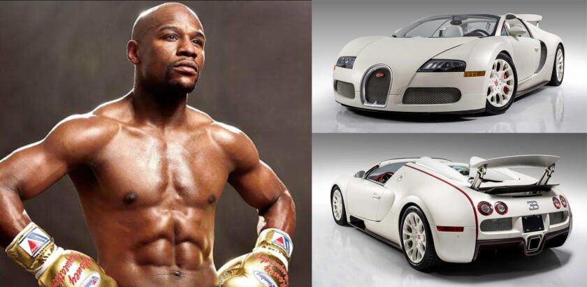 Floyd Mayweather's Bugatti Veyron Grand Sport failed to sell despite a high bid of $1.9 million