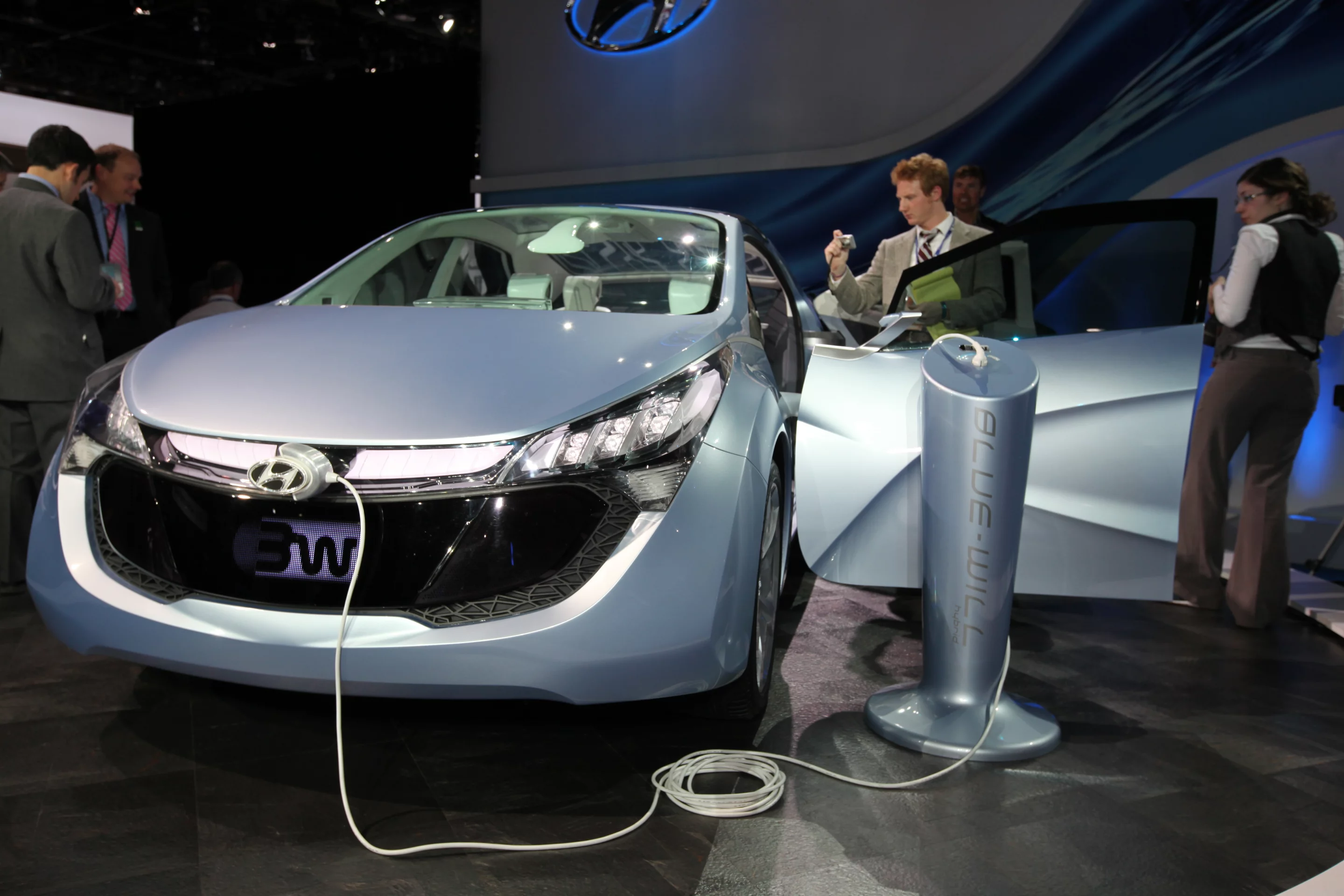Hyundai's Blue Will plug-in hybrid concept.