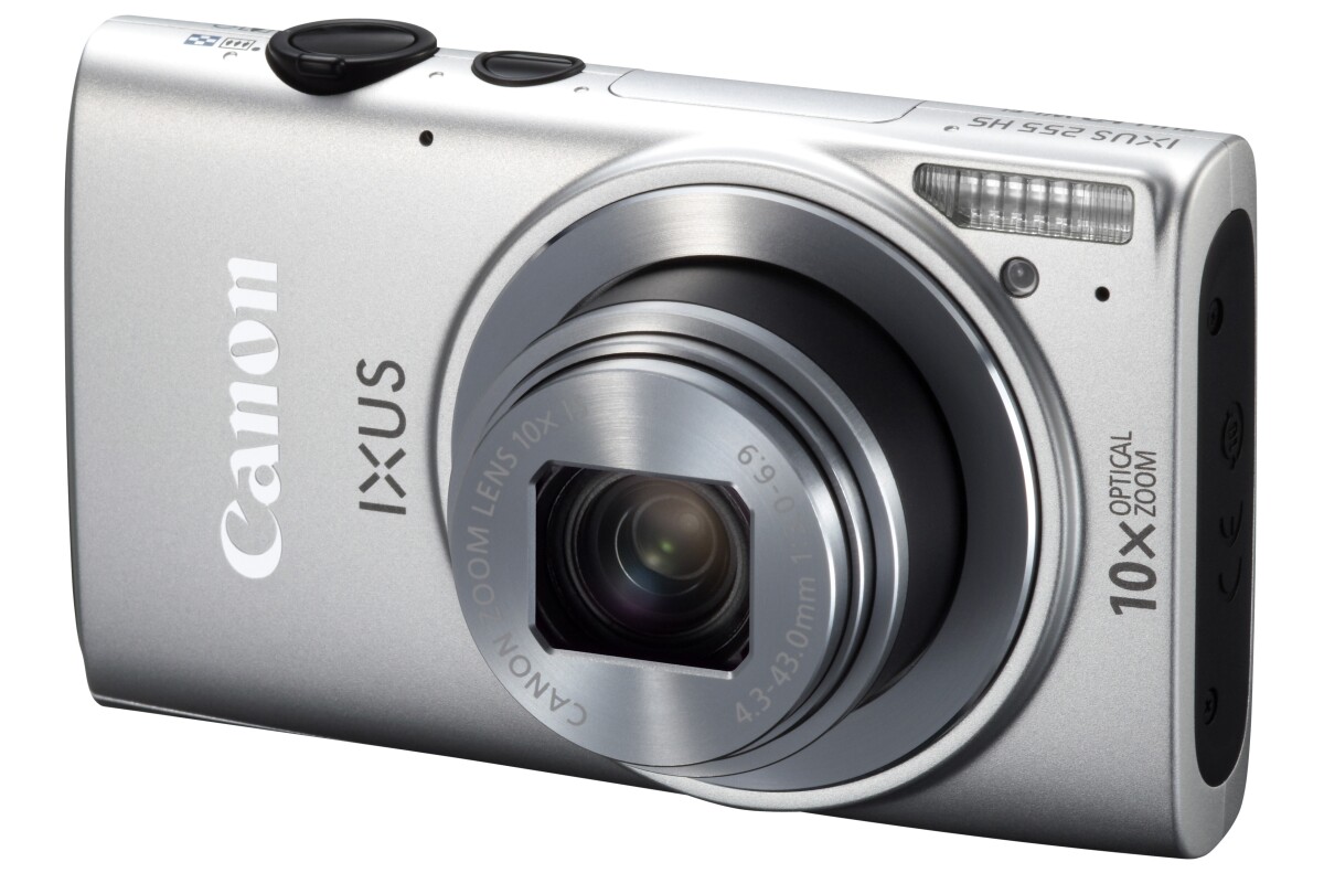The Canon IXUS 255 HS (ELPH 330 HS) packs a 10x optical zoom – giving it a focal length equivalent to 24-240mm in 35mm format