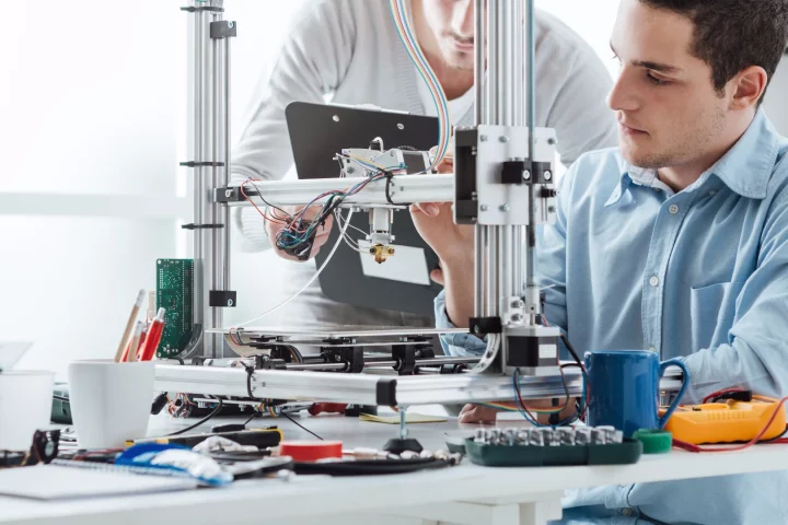 What previously took over an hour to print could now be created in just minutes thanks to a new 3D printer design from engineers at MIT (not pictured)
