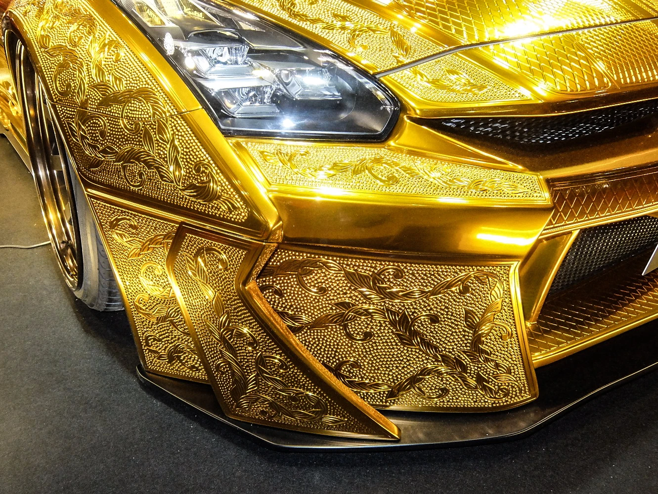 The asking price for the Gold GT-R is $491,000