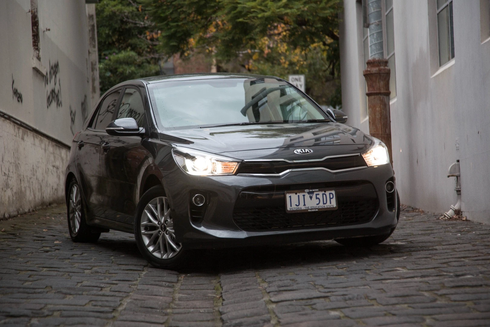 The new Kia Rio handles tight city seats well