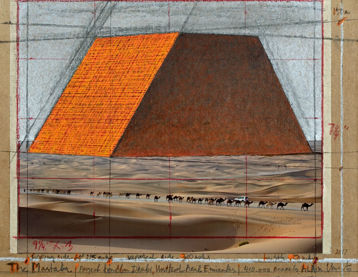 The Mastaba will be Christo and Jeanne-Claude's only permanent, large-scale public artwork