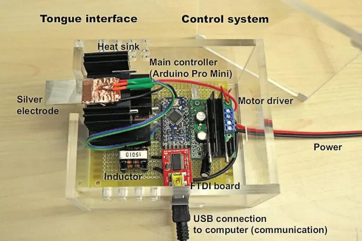 The tongue interface and control system assembly (Photo: National University of Singapore)
