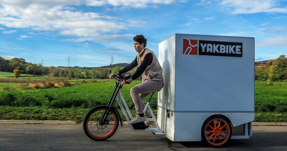 Yakbike cargo e-trike has no need for a chain – or a belt Yakbike cargo e-trike has no need for a chain – or a belt