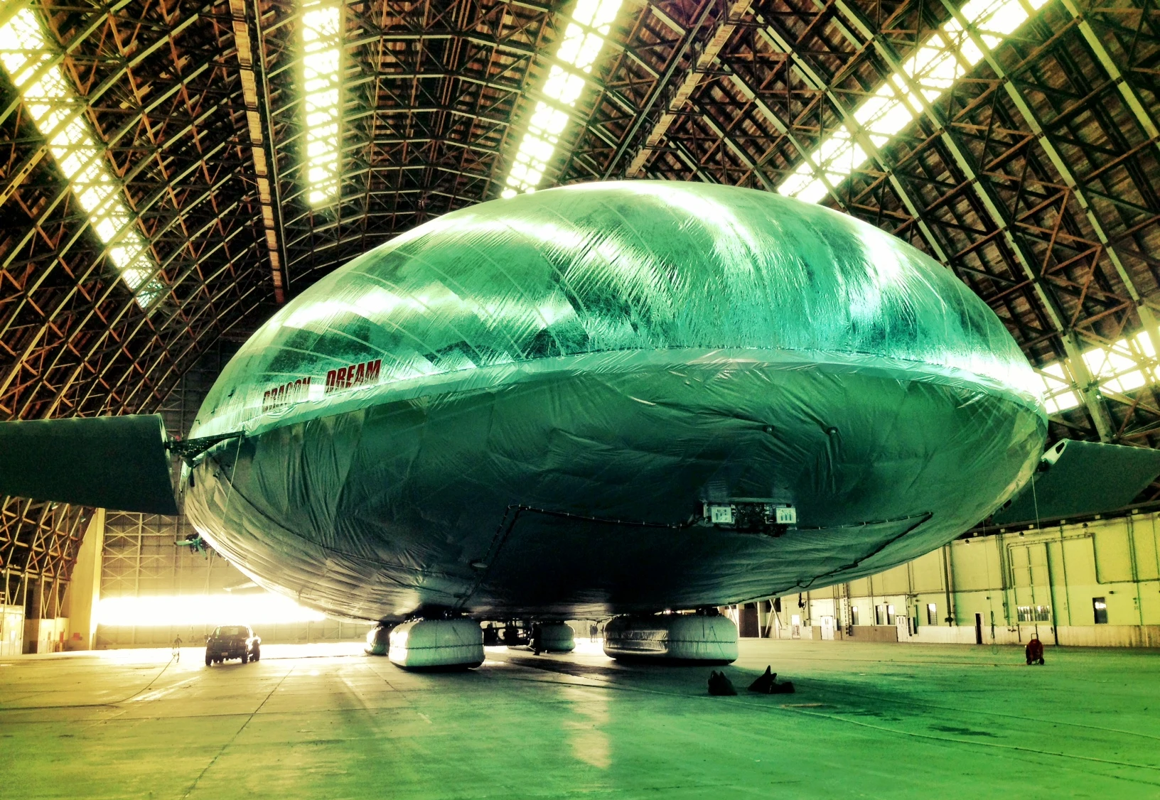 Aeros has completed construction of its Aeroscraft airship proof-of-design sub-scale prototype