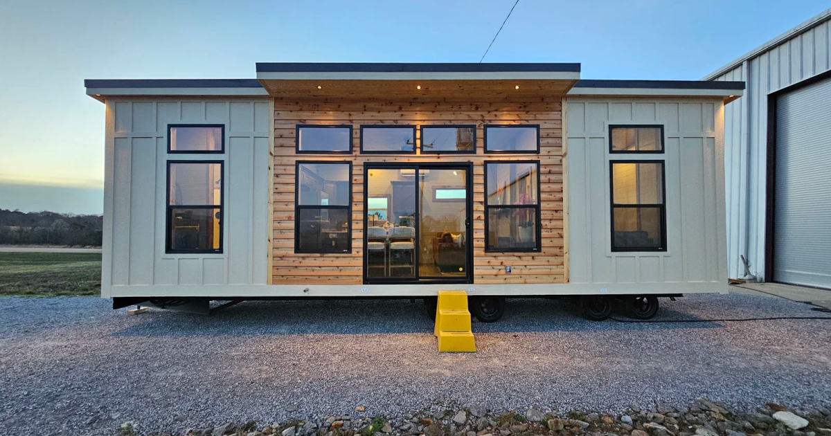 Apartment-like tiny house spreads out for spacious single floor living
