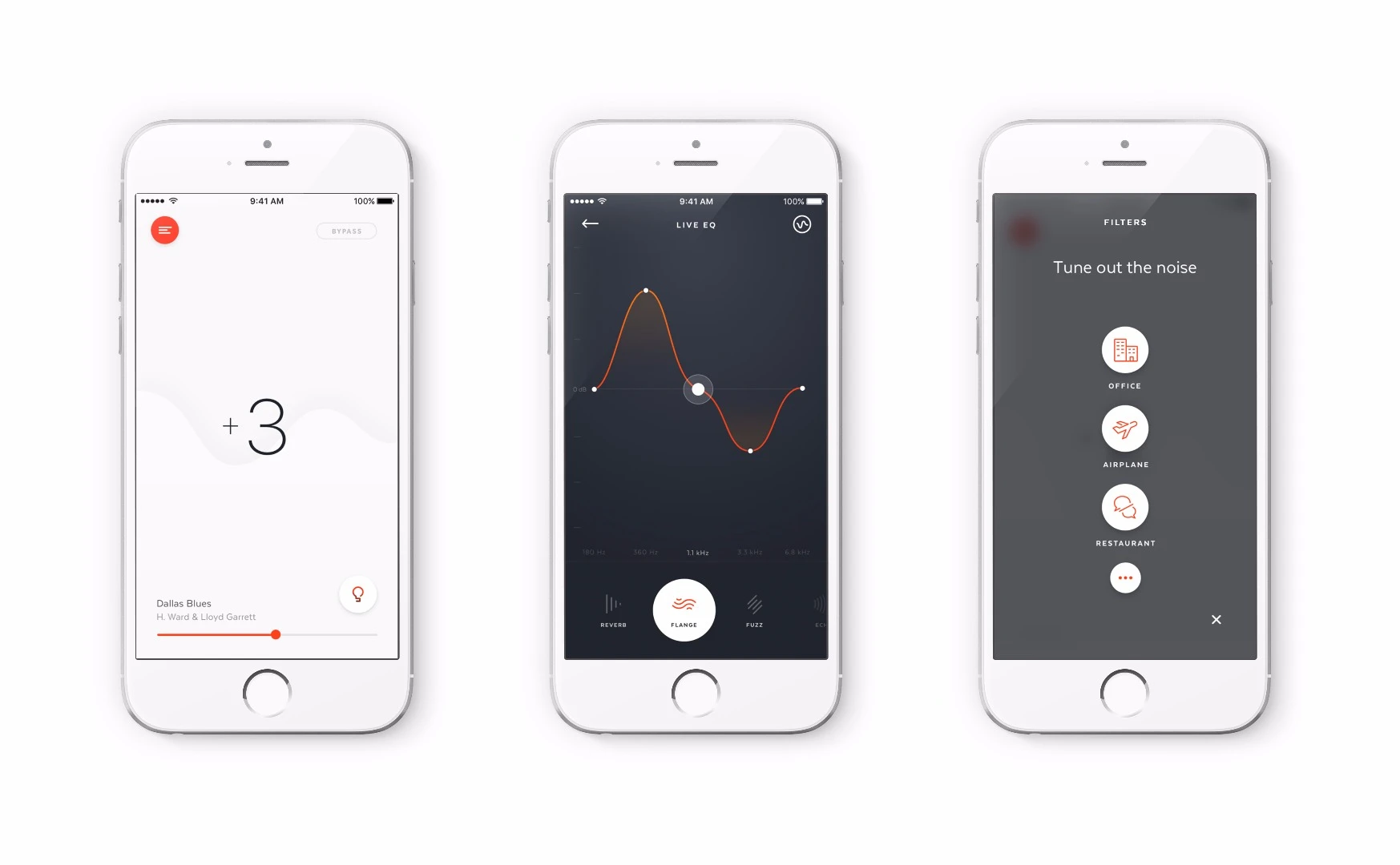 Filter and frequency adjustments in the updated companion app